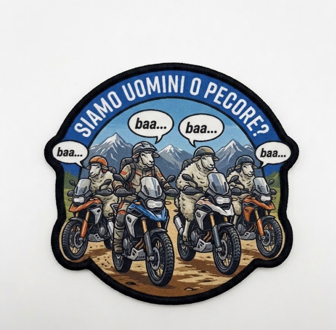 Sublimated patch